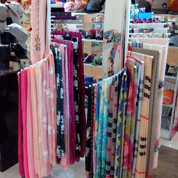 丝巾创意陈列挂架旋转形服装展示架挂衣架架落地式铁艺围巾