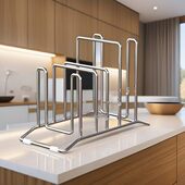 架子架子盖不锈钢砧板厨房置物架菜板案板多功能锅30架置支架放4