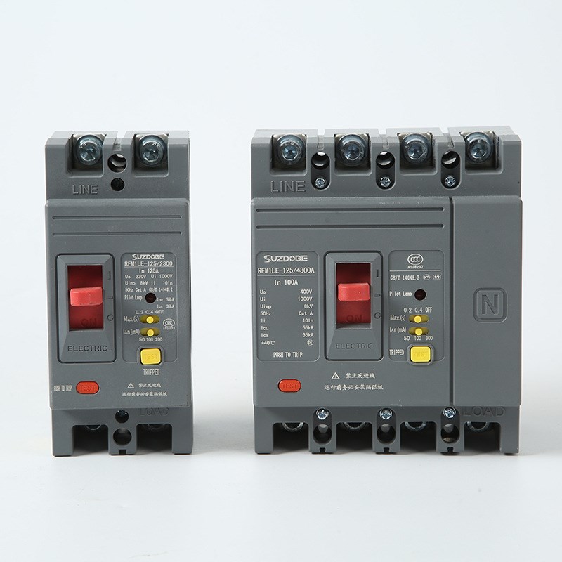 漏保塑壳漏电断路器CDM3L RFM1LE-250/2300/4V300 2P 4
