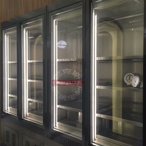 定制不锈钢低温保鲜牛排柜牛肉展示柜 恒温冷冻牛扒展柜工程 每方