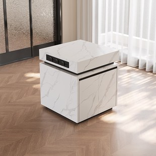 岩板单独岛台柜独立岛台窄岛台头岛台餐桌