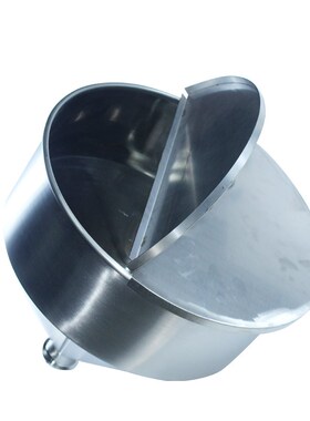 30L料斗加翻盖盖子304内外抛光灌装机料斗64mm卡盘,带进料口