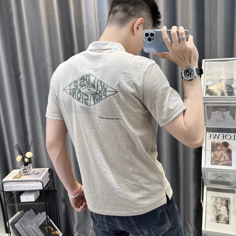 夏季高端冰丝速干Polo衫