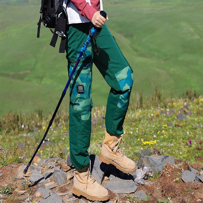 雪丘岛户外秋季新款迷彩拼色速干运动束脚长裤登山徒步工装裤男女,户外/登山/野营/旅行用品,速干裤,淘宝优惠券,粉丝福利购,淘宝优惠卷