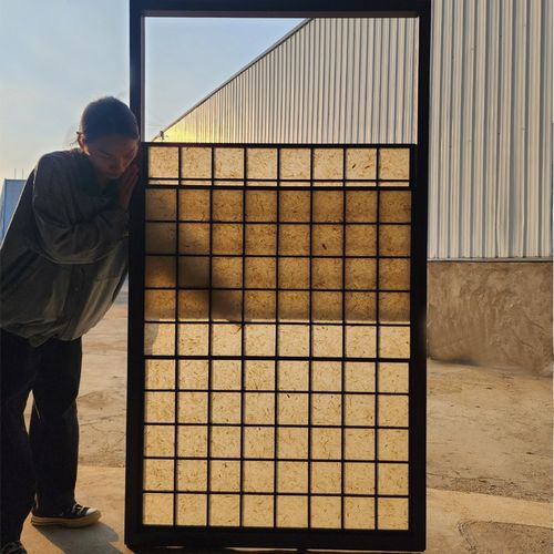 日式雪见门宋代美学禅意格子窗茶室民宿榻榻米花格隔断屏风定制