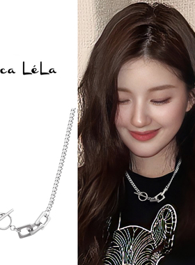 ot扣毛衣项链女镂空设计装饰冷淡风高级感小众锁骨链女士春天饰品