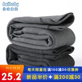 儿童加绒加厚男童打底裤 子 热能裤 德绒秋裤 中童内穿一体绒保暖绒裤