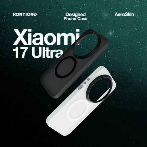 RONTION现货闪发轻砂壳适用于小米17Max手机壳17Ultra全包防摔磁吸磨砂xiaomi15半透明抗指纹保护壳