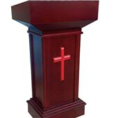 教堂教会专用 接待台 可刻字 整体发货 实木演讲桌 包邮 演讲台