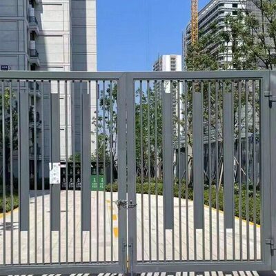 铁艺大门别墅双开门庭院大门电动平移门院子大门上海铝艺大门护栏