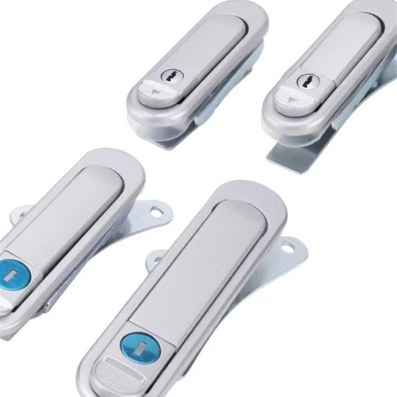 和达XAT96平面锁 电箱控制z柜门锁开关柜锁黑色 把手拉起转动式