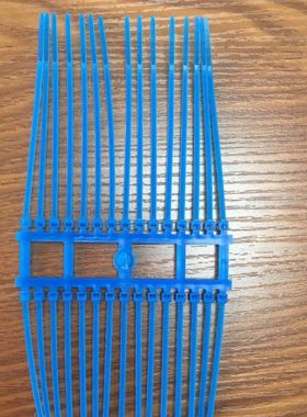 铁特氟龙扎带耐高低温280度蓝色 2.5*100mm 200/300/430阻燃94V-0