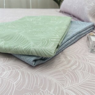 夏季软席100%竹纤维 雅致三色床单三件套软凉席1.8双人床单凉爽