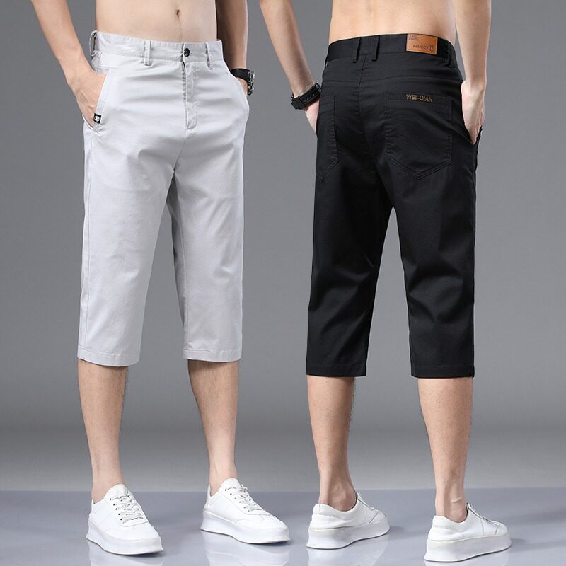 夏季薄款男士休闲短裤七