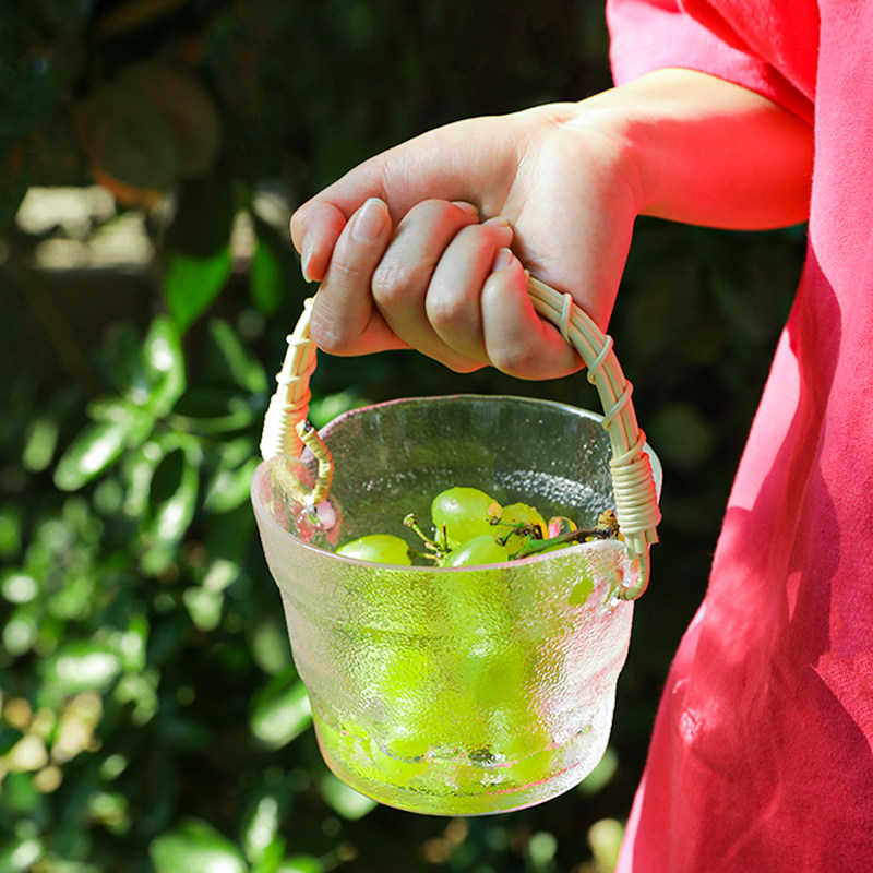 网红小冰桶高颜值耐冷储冰桶手提玻璃水果桶商用冰镇饮料啤酒桶,餐饮具,冰桶,淘宝优惠券,粉丝福利购,淘宝优惠卷