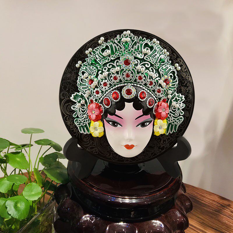 中国风京剧脸谱摆件特色旅游商品送老外礼物工艺品小礼物出国礼品