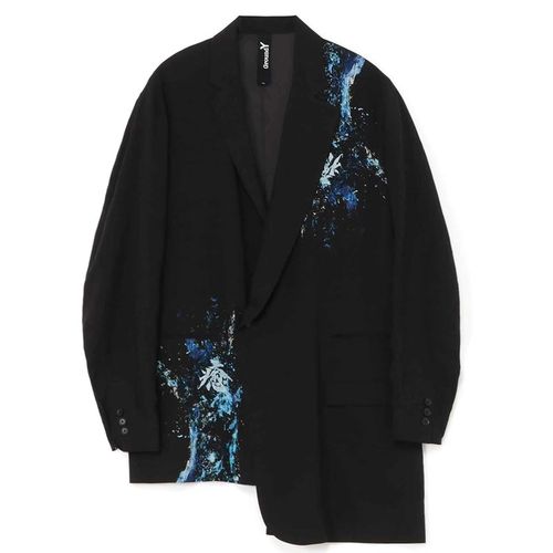 yohji 山本耀司 武田双雲 休闲印花西装外套男女款
