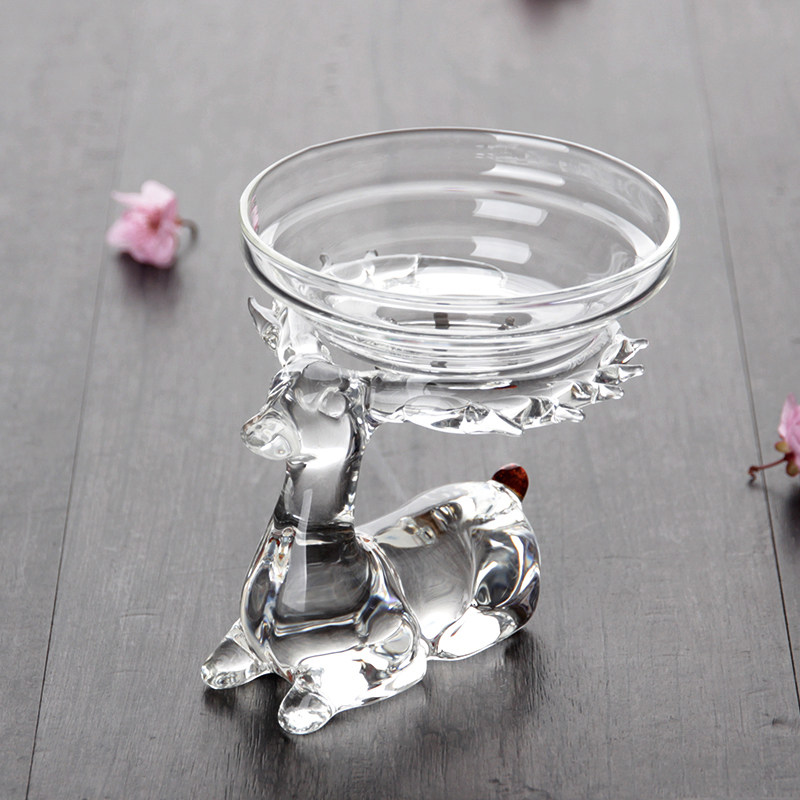 玻璃喜鹿茶滤网创意茶漏过滤网透明耐热不锈钢漏斗茶叶功夫茶具,餐饮具,茶滤,淘宝优惠券,粉丝福利购,淘宝优惠卷