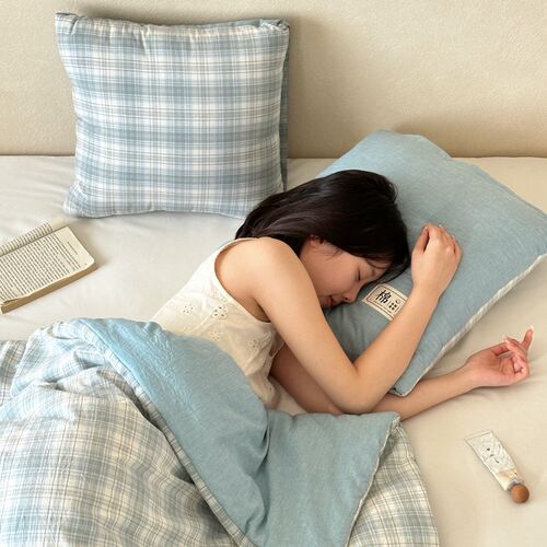 口袋被全棉抱枕被子两用二合一办公室午睡空调夏凉被汽车沙发学生