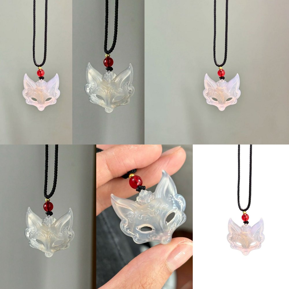 琉璃男女通用新款狐狸面罩项链
