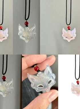 琉璃男女通用新款狐狸面罩项链