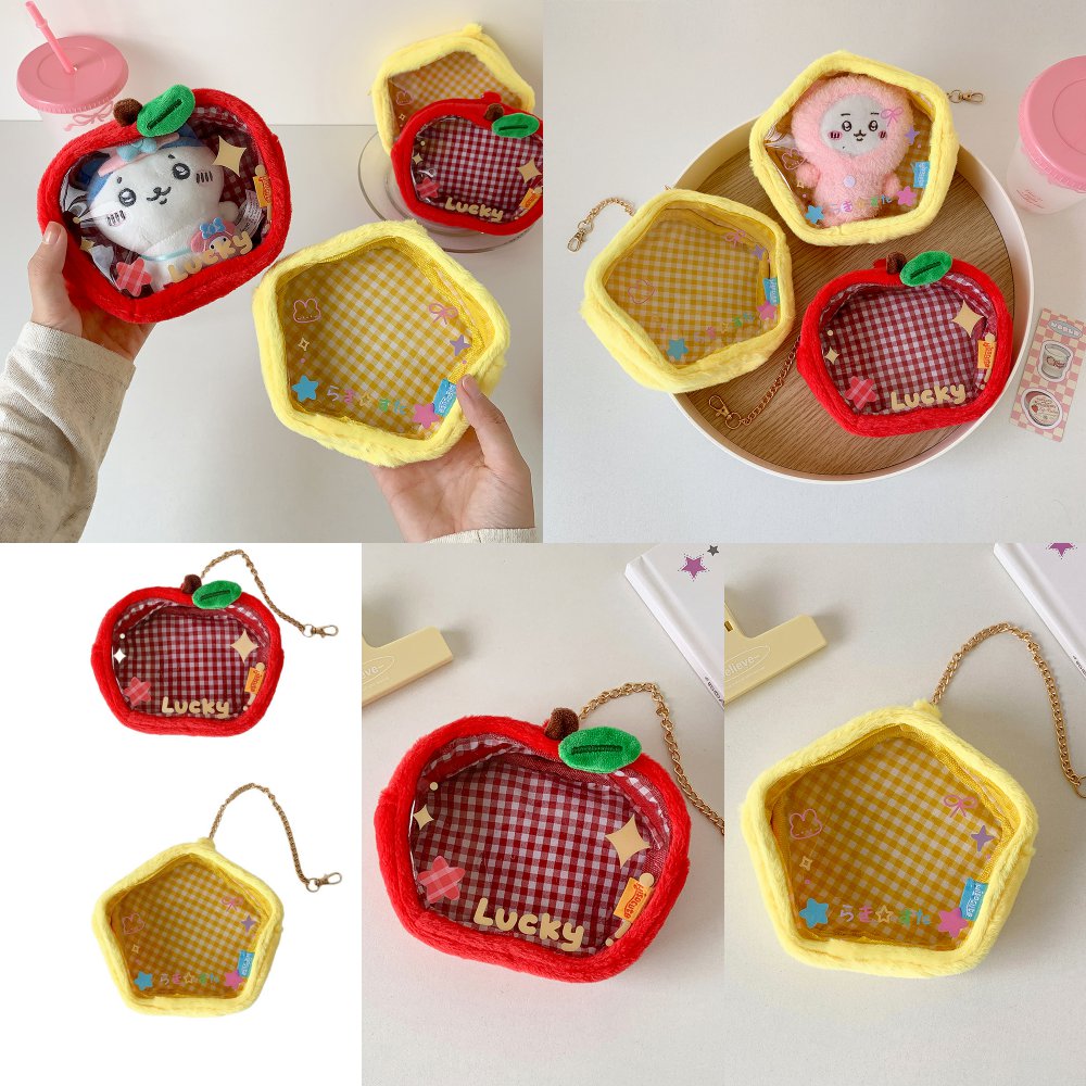 ins卡通星星溜娃包玩偶收纳展示