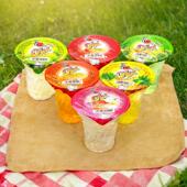 cici果汁果冻爽218g 包邮 9杯 吸吸椰果果粒荔枝等口味儿童