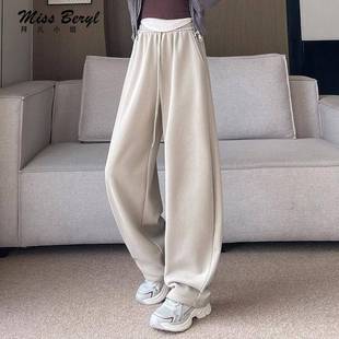 运小动裤 2628加绒加厚阔腿裤 拜儿姐斜纹弯刀女裤 蜜蜂服饰店