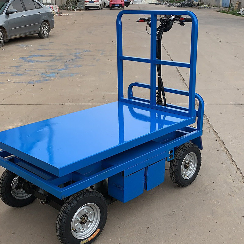 车间电动液压升降平板车 物流电动四轮手推车 仓库拉货搬运车,五金/工具,工具车/便携工具推车/平板工具车,淘宝优惠券,粉丝福利购,淘宝优惠卷