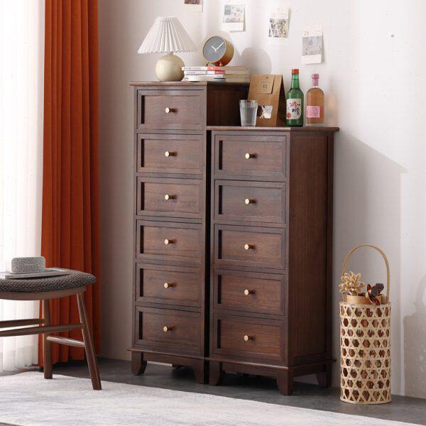 收纳柜子抽屉六卧室客厅新款家用五斗柜斗橱储物柜斗柜纯实木