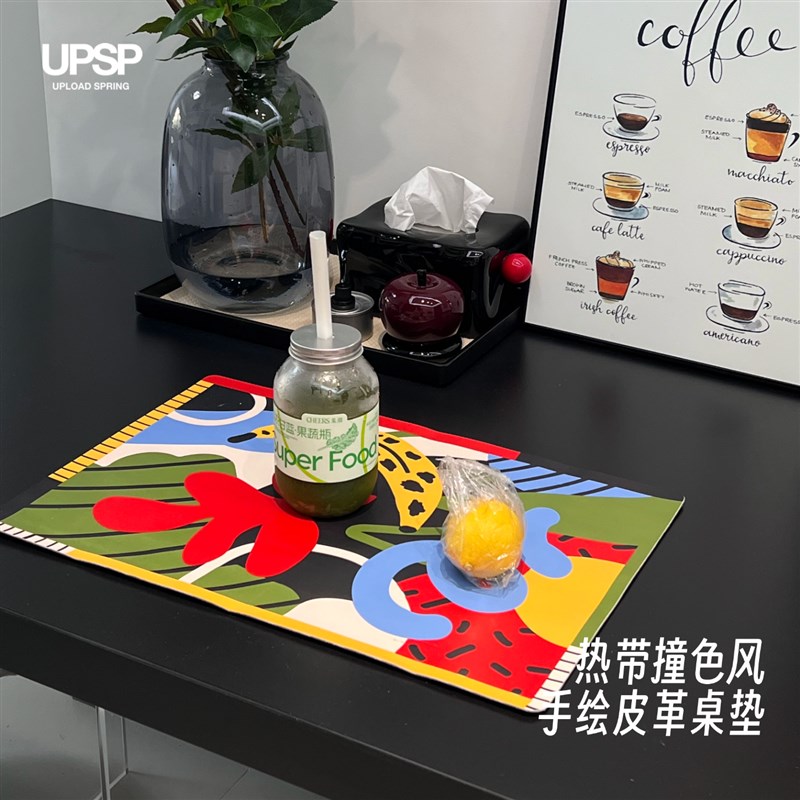 餐桌垫防油防水上传春天桌垫y餐垫桌面垫滑鼠垫隔热垫桌面保护垫