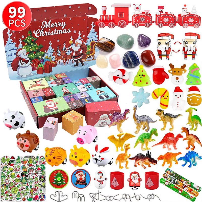 2024 Coduntdown Blind Box Kids Party Decompression Diy Hand