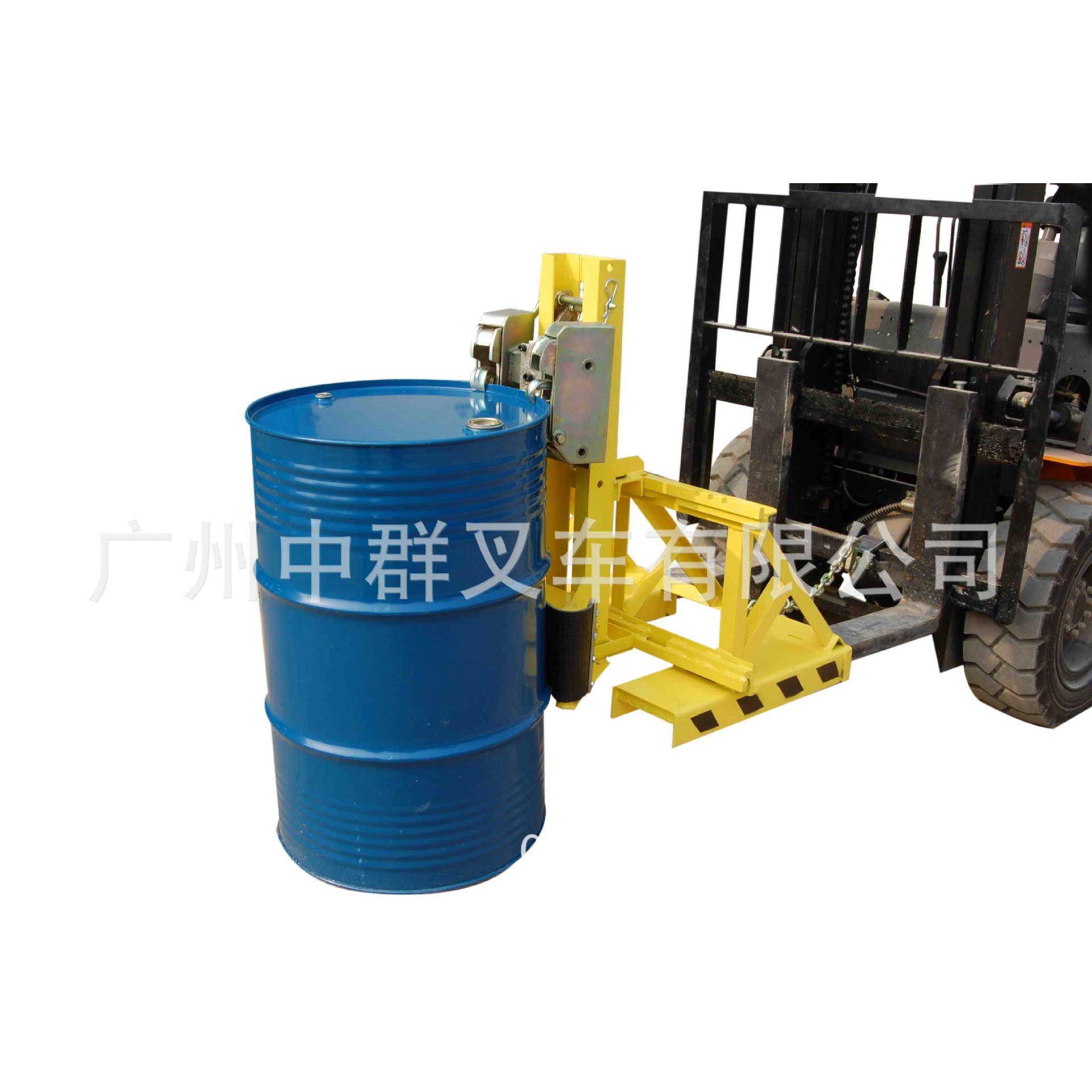 现货供应1SD重型单桶夹机械式抓桶夹重型卸桶夹叉车鹰嘴油桶夹
