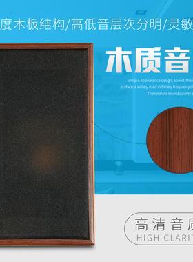 B-917A木质室内壁挂音响挂墙式会议商场扬声器背景音乐挂壁式商场