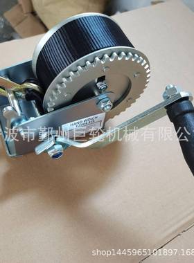 绞盘手动绞盘供应1200LBS/1000LBS织带手摇绞车，手摇绞盘