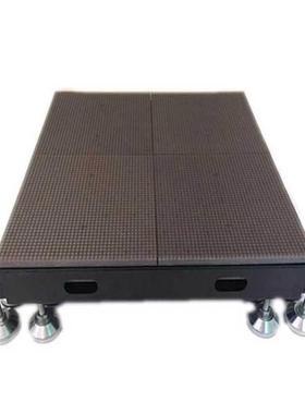 深圳北站蓝色大气高端数字豪华办公楼展厅LED互动地砖显示屏