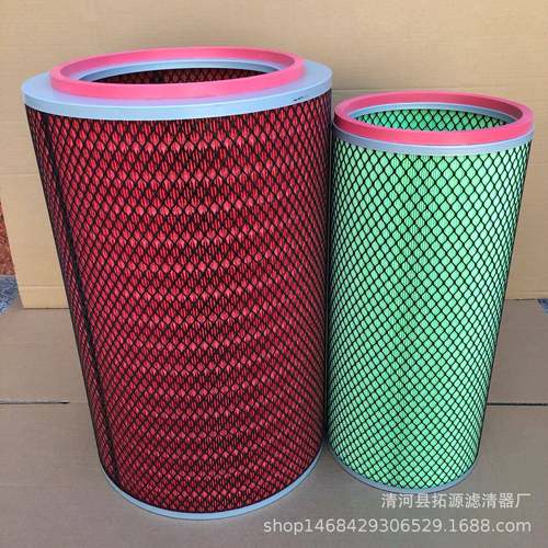 K3252K3052K3250空气滤芯适配红岩杰狮新金刚德龙陕汽货车空滤芯