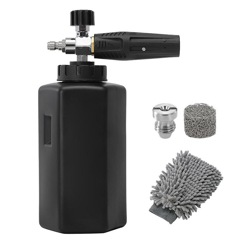 新款电镀1L容量200PA喷壶高压洗车高压泡沫壶pa壶洗车泡沫枪