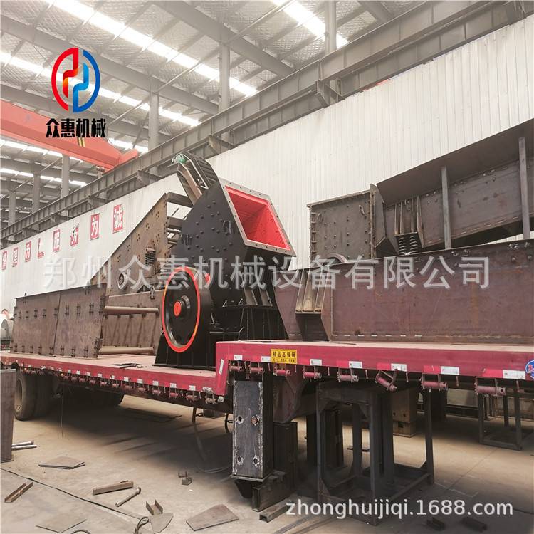 可移动破碎机 建筑垃圾  移动破碎站   冲击式移动破碎机