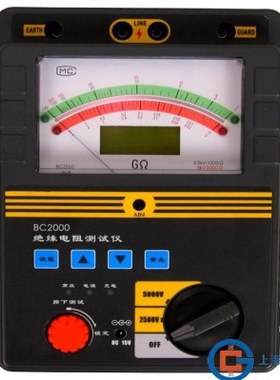 BC2000BC2010智能双显绝缘电阻测试仪压数字兆欧表BC2303/05/06