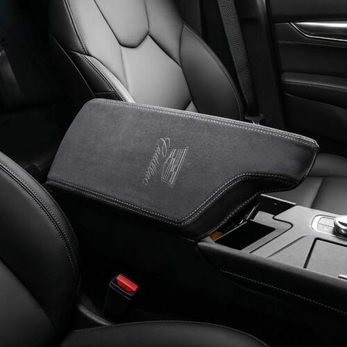 适用凯迪拉克扶手箱套CT4/5/6 ATSL XTS XT456中央手扶箱垫翻毛皮