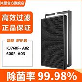 适配舒乐氏空气净化器过滤网滤芯KJ760F A03除苯除甲醛 A02KJ600F