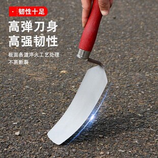 新款一体砖刀雷义小铲子瓦工贴瓷砖砖刀不锈钢大灰刀特大号全钢