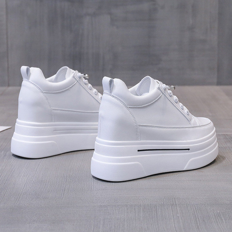 超高跟10cm小白鞋女2020秋季新款百搭显瘦厚底松糕休闲运动鞋板鞋,女鞋,时尚休闲鞋,淘宝优惠券,粉丝福利购,淘宝优惠卷