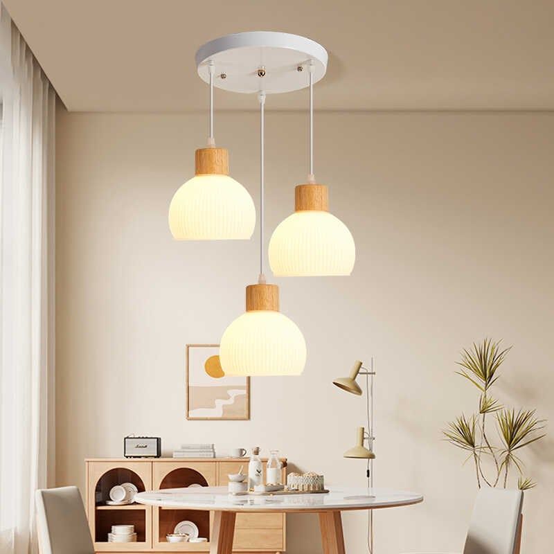 款餐厅原式田园风餐桌吧艺极简意卧室床吊新灯木日台灯木创头小灯,家装灯饰光源,餐厅吊灯,淘宝优惠券,粉丝福利购,淘宝优惠卷