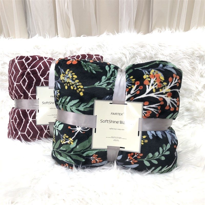 加厚款印花牛奶绒双人盖毯礼品毯春秋盖毯,床上用品,休闲毯/毛毯/绒毯,淘宝优惠券,粉丝福利购,淘宝优惠卷