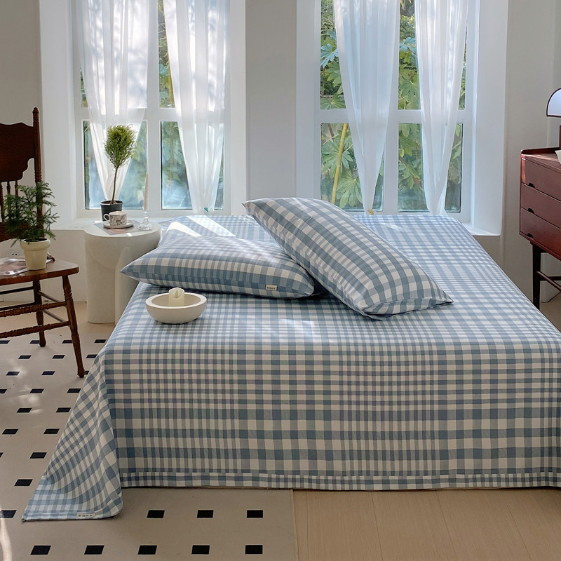 加厚老粗布床单i单件纯棉100%全棉亚麻被单枕套三件套学生宿舍单,床上用品,床单,淘宝优惠券,粉丝福利购,淘宝优惠卷