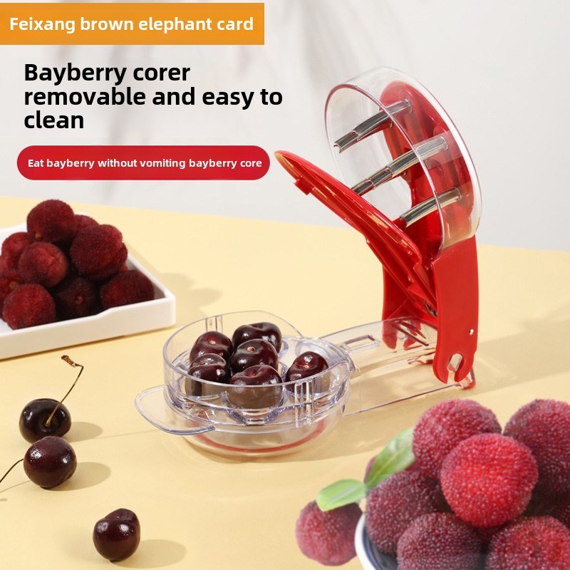 啡象杨梅去核神器车厘子去核神器去枣胡剥红枣核R樱桃去核杨梅取