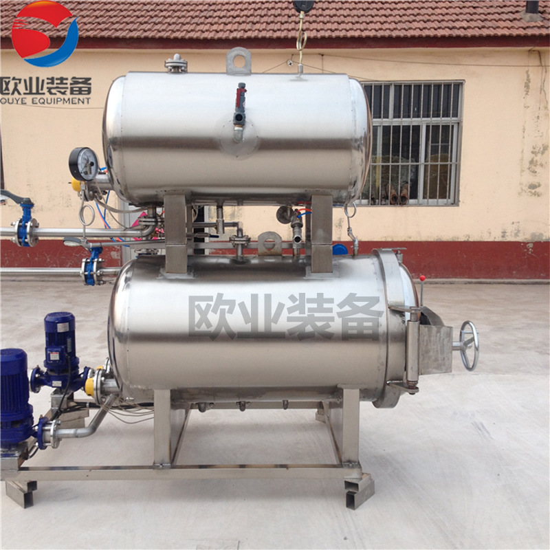 诸城杀菌设备生产厂家 包装盒杀菌机 上门安装 大型蒸汽杀菌锅