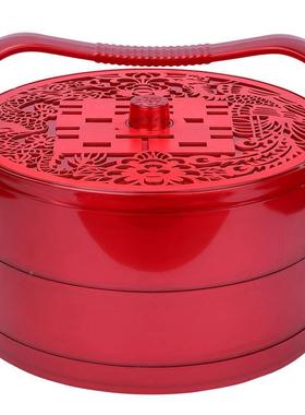 婚结提手层食盒点双饺子盒陪糖果盒糕盒女方78906U嫁嫁妆婚庆用品